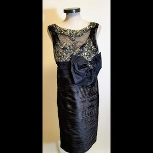 Terani Couture beaded cocktail dress